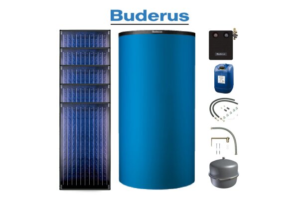  Kombispeicher P750 S + Solarstation KS0110 SM200/2 mit integr. Solarmodul 