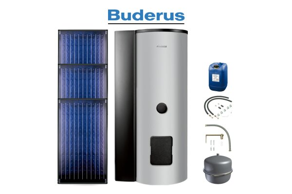  Solaspeicher SMS400 mit integr. Solarstation KS0105T u. Solarmodul SM100 
