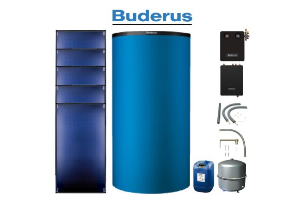  Pufferspeicher PNR1000 + Frischwasserstation FS/2 + Solarstation KS0110 SM200/2 mit integr. Solarmodul 