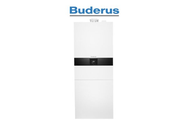 Buderus Gas-Brennwert-Hybrid-Heizzentrale Logaplus GBH172i T100S - 17 bis 24 kW