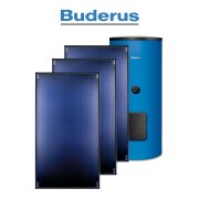 Warmwasser Solaranlage Buderus SKT1.0-S