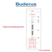 Buders Grundbausatz ÜB-Flex - Kunststoff - DN 110 - 35 bis 50 kW