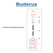 Buders Grundbausatz ÜB-Flex - Kunststoff - DN 110 - 35 bis 50 kW