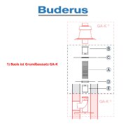 Buderus Grundbausatz ÜB-Flex . Kunststoff . DN 60-100