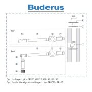 Buderus Grundbausatz GAF-K. Kunststoff . raumluftunabhängig