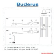 Buderus Grundbausatz GA . Kunststoff . raumluftabhängig