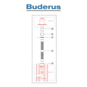 Buderus Grundbausatz ÜB-Flex . Kunststoff . DN 60-100 . 14 bis 25 kW