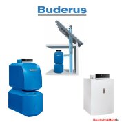 Buderus Abgassysteme-hinten-Öl-Brennwertkessel-Bodenstehend