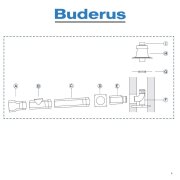 Buderus Grundbausatz GA-K . Kunststoff . raumluftunabhängig . DN 60-100 . KB195i mit 15 kW