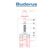 Buderus Grundbausatz ÜB-Flex . Kunststoff . DN 60 . KB195i mit 15 kW