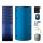 Buderus Solar-Paket Logaplus S92 blau, 6x Flachkollektor SKT1.0 senkrecht 15,30 m², Marani Kombispeicher HS1000, Solarstation KS0110 SM200/2 mit integr. Solarmodul, Solar Fluid, Anschluss-Set, Montage-Set Aufdach Pfanne/Ziegel - 7739603051