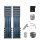 Buderus Solar-Paket Logaplus S100, 12x Vakuumröhrenkollektor SKR10 CPC 14,64 m², Solarstation KS0110/2 HE mit Hocheffizienzpumpe, Solar Fluid, Anschluss-Set, Montage-Set Aufdach Pfanne/Ziegel - 7739606400
