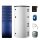 Buderus Solar-Paket Logaplus S92 weiß, 6x Flachkollektor SKT1.0 senkrecht 15,30 m², Marani Kombispeicher HS1000, Solarstation KS0110 SM200/2 mit integr. Solarmodul, Solar Fluid - 7739603058