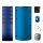 Buderus Solar-Paket Logaplus S92 blau, 5x Flachkollektor SKT1.0 senkrecht 12,75 m², Marani Kombispeicher HS750, Solarstation KS0110 SM200/2 mit integr. Solarmodul, Solar Fluid - 7739603055