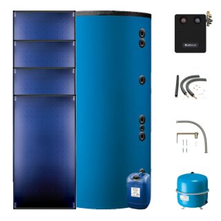 Buderus Logaplus-Paket S92, blau 4 x SKT1.0-AD, HS750-B, SM200, 10,2m2