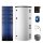 Buderus Solar-Paket Logaplus S76 weiß, 5x Flachkollektor SKN4.0 senkrecht 11,85 m², Marani Kombispeicher HS750, Solarstation KS0110 SM200/2 mit integr. Solarmodul, Solar Fluid - 7739601822