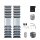 Buderus Solar-Paket Logaplus S108 für Trinkwasser / Trinkwasser u. Heizung 12,20 m², 10x Vakuumröhrenkollektor SKR5 liegend, Solarstation KS0110/2 HE mit Hocheffizienzpumpe, Solar Fluid, Anschluss-Set, Montage-Set Pfanne/Ziegel - 7739606407