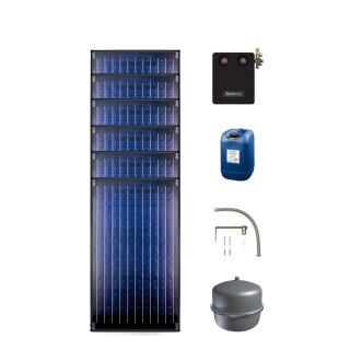 Buderus Solar-Paket Logaplus S97, 14,22 m², 6x SKN4.0-s, KS0120/2 HE, Zubehör, ohne Montage-Set