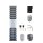Buderus Solar-Paket Logaplus S108 für Trinkwasser / Trinkwasser u. Heizung 7,32 m², 6x Vakuumröhrenkollektor SKR5 liegend, Solarstation KS0110/2 HE mit Hocheffizienzpumpe, Solar Fluid, Anschluss-Set, Montage-Set Pfanne/Ziegel - 7739606404