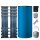 Buderus Solar-Paket Logaplus S116 blau, 8x Vakuumröhrenkollektor SKR10 CPC senkrecht 9,76 m², Kombispeicher P750 S, Solarstation KS0110 SM200/2 mit integr. Solarmodul, Solar Fluid, Anschluss-Set, Montage-Set Aufdach Pfanne/Ziegel - 7739612899
