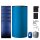 Buderus Solar-Paket Logaplus S94 blau, 5x Flachkollektor SKT1.0 senkrecht 12,75 m², Pufferspeicher PNR750-C, Frischwasserstation FS/2, Solarstation KS0110 SM200/2 mit integr. Solarmodul, Solar Fluid, Anschluss-Set, Montage-Set Aufdach - 7739610793