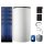 Buderus Solar-Paket Logaplus S77 weiß, 5x Flachkollektor SKN4.0 senkrecht 11,85 m², Pufferspeicher PNR750-C, Frischwasserstation FS/2, Solarstation KS0110 SM200/2 mit integr. Solarmodul, Solar Fluid, Anschluss-Set, Montage-Set Aufdach - 7739610782