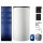 Buderus Solar-Paket Logaplus S94 weiß, 4x Flachkollektor SKT1.0 senkrecht 10,20 m², Pufferspeicher PNR750-C, Frischwasserstation FS/2, Solarstation KS0110 SM200/2 mit integr. Solarmodul, Solar Fluid, Anschluss-Set, Montage-Set Aufdach - 7739610790