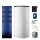 Buderus Solar-Paket Logaplus S90 weiß, 4x Flachkollektor SKT1.0 senkrecht 10,20 m², Kombispeicher P750 S, Solarstation KS0110 SM200/2 mit integr. Solarmodul, Solar Fluid, Anschluss-Set, Montage-Set Aufdach Pfanne/Ziegel - 7739612890