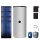 Buderus Solar-Paket Logaplus S77 silber, 4x Flachkollektor SKN4.0 senkrecht 9,48 m², Pufferspeicher PNR750-B, Frischwasserstation FS/2, Solarstation KS0110 SM200/2 mit integr. Solarmodul, Solar Fluid - 7739612996