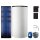 Buderus Solar-Paket Logaplus S77 weiß, 4x Flachkollektor SKN4.0 senkrecht 9,48 m², Pufferspeicher PNR750-C, Frischwasserstation FS/2, Solarstation KS0110 SM200/2 mit integr. Solarmodul, Solar Fluid - 7739610780
