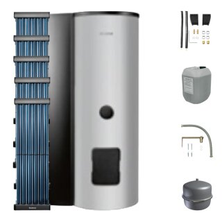 Buderus Logaplus-Paket S73, silber 5 x SKR10-AD, SMS400-S, SM100, 6,1m2