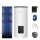 Buderus Solar-Paket Logaplus S69 für Trinkwasser 7,11 m² weiß, 3x Flachkollektor SKN4.0 senkrecht, WW-Speicher SM300, Solarstation KS0110 SM100/2 mit integr. Solarmodul, Solar Fluid - 7739601796