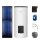 Buderus Solar-Paket Logaplus S69 für Trinkwasser 4,74 m² weiß, 2x Flachkollektor SKN4.0 senkrecht, WW-Speicher SM300, Solarstation KS0110 SM100/2 mit integr. Solarmodul, Solar Fluid - 7739601794
