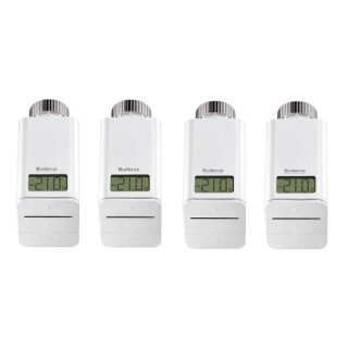 Buderus Funk-Heizkörper-Thermostat THK Starterset (4 Stück)  für Einzelraumregelung SRC plus - 7739624402