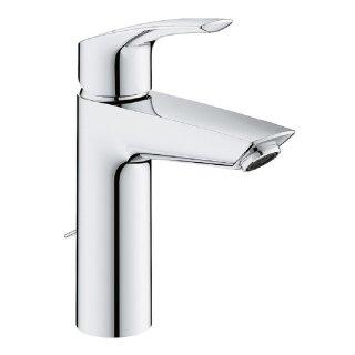 Grohe Einhebel-Waschtischmischer Eurosmart M-Size, chrom  mit versenkbarer Kette - 9318559