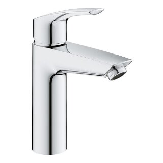 Grohe Einhebel-Waschtischmischer Eurosmart M-Size, chrom mit therm. Verbrühschutz, Push-open Ablauf - 9318571