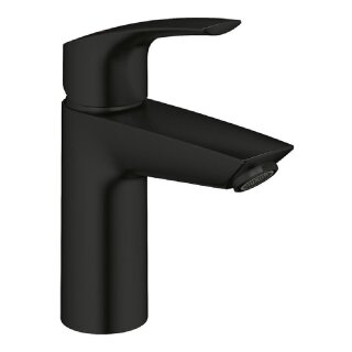 Grohe Einhebel-Waschtischmischer Eurosmart S-Size, schwarz pulverbeschichtet mit Push-Open Ablauf - 9325132