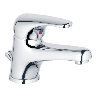 Evenes Einhebel-Waschtischmischer TOP II,  chrom mit Zugstange und Ablaufgarnitur - 9320801