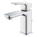 Grohe Einhebel-Waschtischmischer Cubeo S-Size, Standard, chrom mit Zugstange und Ablaufgarnitur - 9326261