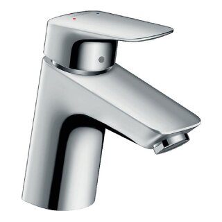 Hansgrohe Einhebel-Waschtischmischer Logis 70, chrom, ohne Zugstange und Ablaufgarnitur - 9317981