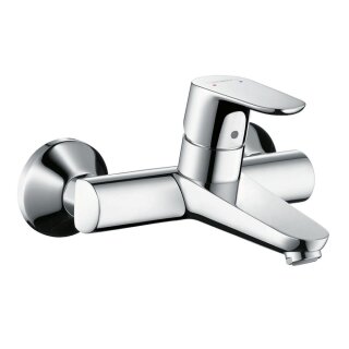 Hansgrohe Einhebel Wand-Waschtischmischer Focus, chrom, ohne Ablaufgarnitur - 9317996