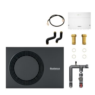 Buderus Ergänzungs-Set Logaplus WLW-5 MB A H, Außeneinheit ODU5 MB AR, Hybridgruppe HF-Set HYC25-2, Hybridmanager Modul HM200.2 - 7739623599
