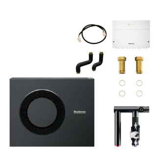 Buderus Ergänzungs-Set Logaplus WLW-10 MB A H, Außeneinheit ODU10 MB AR, Hybridgruppe HF-Set HYC40, Hybridmanager Modul HM200.2 - 7739623894