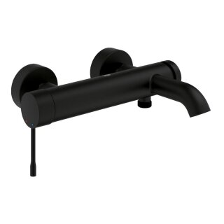 Grohe AP Einhebel Wannenmischer Essence, Ausladung: 193mm, phantom schwarz - 9324599