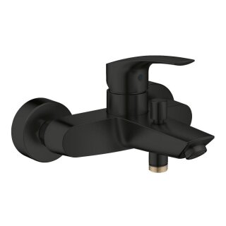 Grohe AP Einhebel Wannenmischer Eurosmart, Ausladung: 188mm, matte black - 9325137