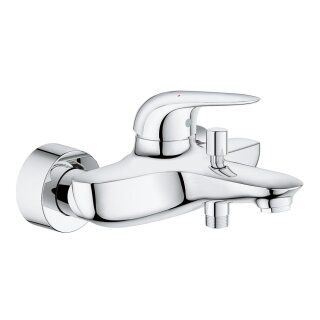 Grohe AP Einhebel Wannenmischer Eurostyle, Ausladung: 185mm, chrom - 9303998