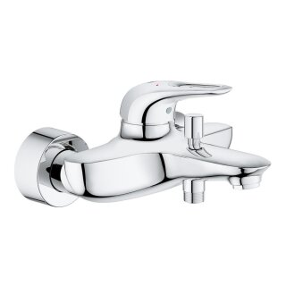 Grohe AP Einhebel Wannenmischer Eurostyle offener Hebel, Ausladung: 185mm, chrom - 9303992