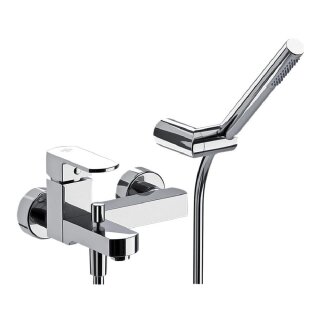 Evenes AP Einhebel Wannenmischer-Set Dokos inkl. Stabhandbrause, Ausladung: 182mm, chrom - 9372082