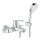 Grohe AP Einhebel Wannenmischer-Set Eurostyle Cosmopolitan inkl. Handbrause Tempesta C100, Ausladung: 163mm, chrom - 9314261