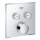Grohe UP-Mischer SmartControl mit 2 Absperrventilen, Rosette: 158mm x 185mm, chrom - 9305493